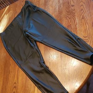 Lane Bryant vegan leather leggings